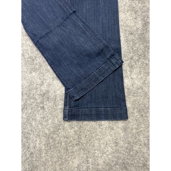 Gap 1969 Sexy Boot Women's Boot Cut Jeans Size 28 / 6 Blue Dark Wash Denim - Picture 9 of 14